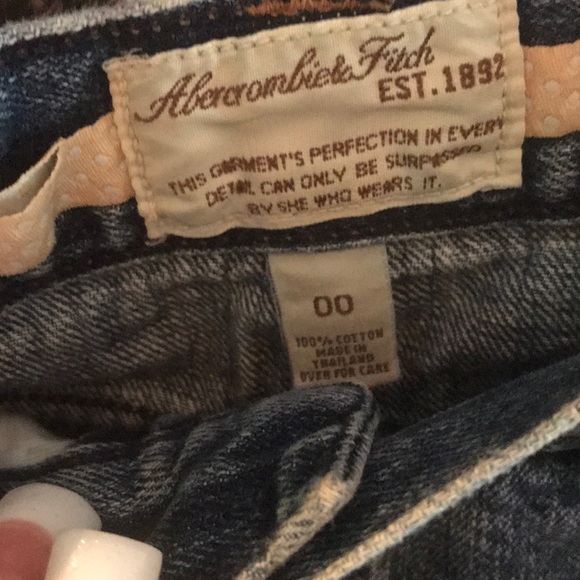 ABERCROMBIE & FITCH DENIM MINI SKIRT! Size 00. - Picture 5 of 7